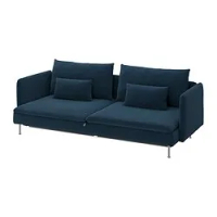 sofa tempat tidur 3 dudukan, Kelinge biru tua