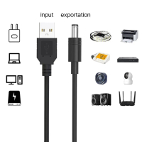 USB to DC5V Converter Adapter Cable 10 Adapters USB To DC5V Jacks Charging Cable for Wifi Router Min