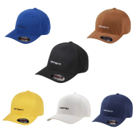 【carhartt】Carhartt wip 電繡字母logo 彎簷 休閒 帽球帽 鴨舌帽 帽子(美國進口平行輸入)