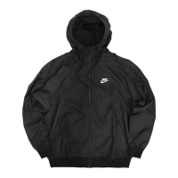 Nike 外套 NSW Windrunner 黑 男女款 防風 運動 風衣外套 連帽 基本款 運動外套 長袖 DA0002-010
