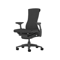 【Herman Miller】Embody 全功能 - 黑框黑布｜厚布款｜世代家具｜原廠授權代理商(人體工學椅/電腦椅)