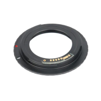 M42-EOS Adapter Ring Copper Electronic Chip AF Confirm Manual Focus Accuracy Flexible for Canon 100D 1000D 1100D