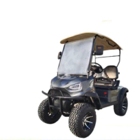 Wholesale Brand New 4 Wheel Golf Cart Cheap CE Golf Cart Factory Electric Golf Cart Custom Color Luxury Seat LED Light Strip
