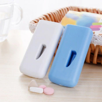 Portable Pill Cutter Divider Pill Storage Box Medicine Holder Tablet Splitter Cases Medicine Organizer Tablet Dispenser
