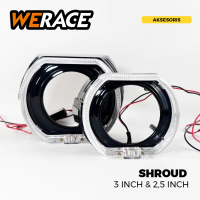 WERACE Shroud 3 inch 2.5 inch Body Hitam Angel Eye Kristal Mobil Motor