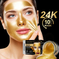 24K Gold Snail Peel Off Mask Remove Blackheads Acne Anti-Wrinkle Whitening Firming Oil-Control Shrink Pores Face Skin Care 150ML