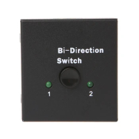 2 Port HDMI Switch Bi-Direction 1 x 2 HDMI Splitter Adapter Supports 4K 3D 1080P