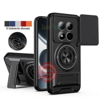 Car Magnetic Ring Holder Phone Case for Redmi Note 15 Pro Plus 5G 4G 15Pro+ Note15 With Lens Slide C