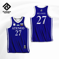 2023 NewATENEO 2022 UAAP BELANGEL KOUAME ILDEFONSO TIO MAMULAC VERANO BLUE FULL SUBLIMATED JERSEY