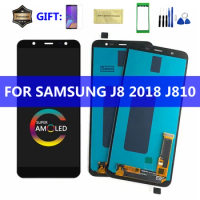 10PCS/Lot Wholesale LCD Screen with Touch Digitizer for Samsung Galaxy J8 2018 J810 SM-J810F J810G J810Y J810GF J810M Display