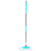 Floor Cleaner 360 Degree Rotating Mop Pole Thickened Stainless Steel Retractable Hand Press Spin Dry Magic Mop Cleaning Mop Spin