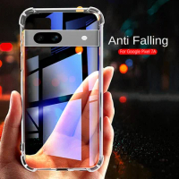Case For Pixel 7a 6.1inch TPU Silicone Clear Bumper Soft Case For Google Pixel 7a 7 a a7 Pixel7a 5G Transparent Phone Back Cover