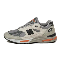 991 V2 MADE IN UK PELICAN GREY ORANGE