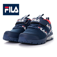 (B7) 【FILA】織帶LOGO 氣墊慢跑鞋 童鞋 運動鞋 2-J822U-331[迦勒]【陽光樂活】