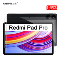 1-2 Pieces HD Oil-coating Screen Protector Tempered Glass For Xiaomi Redmi Pad Pro 12.1-inch Scratch Proof Tablet Film