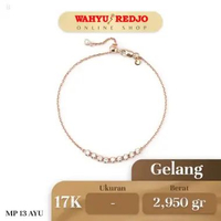 Gelang Serut Emas Kadar 17K Wahyu Redjo GL-17K-30528525-PMR