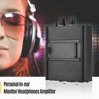 In-ear Monitor Headphones Amplifier Monitor in-ear amp IEM system Stereo Mono Dual XLR Ultra-Compact Amplifier Metal Clip
