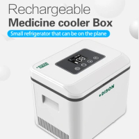 DISON Mini Fridge Medical Portable Fridge Dabetes NOVO Pen Insulin Cooler Medical Mini Refrigerator Box with Rechargeable Batter
