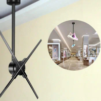 Hanging straight rod bracket Ceiling bracket Stand for 3d hologram led fan advertising diplay 3d holographic projector