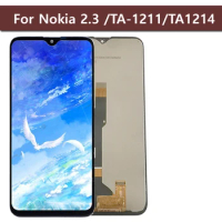 6.2" For NOKIA 2.3 LCD For Nokia TA-1211 TA-1214 TA-1206 TA-1209 LCD Display Touch Screen Digitizer Assembly