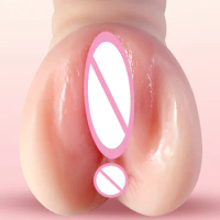 Vagina Real Pussy Male Masturbator Goods For Adults Realistic Silicone Sexy Vaginal Pocket Pusssy Masturbation Sex Toys For Men