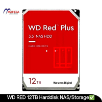 Harddisk WD RED 12TB HDD WDC RED PLUS 12TB SATA3 6GBPS 3.5in 3.5\ 3.5inch 3.5 in 3.5 inch Hardisk Ha