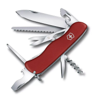 【Victorinox 瑞士維氏】瑞士刀 OUTRIDER 14用刀 111mm-紅(0.8513)