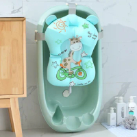 Cute Baby Bath Support Sit Non-Slip Floating Bathing Cushion Pad Mat Soft Bath Pillow Seat Universal for Baby Infant 0-12 Months