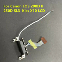 New LCD Hinge assy with rorate flexible cable FPC Repair parts for Canon EOS 200Dii 250D ; Rebel SL3 SLR