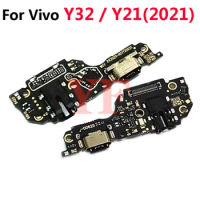 Original For Vivo Y21 2021 Y32 Y72 5G Y11 Y12 Y15 Y11S Y12S Y12A Y20S Y33S Y21S USB Charging Board Dock Port Flex Cable
