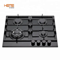 Built-in 60cm 4 Burners Gas Stove Cooking Gas Cooktop Tempered Glass Gas Hob