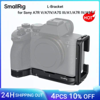 SmallRig L-Bracket for Sony Alpha 7R V / Alpha 7 IV / Alpha 7S III / A1 / Alpha 7R IV / A9 II with 1/4"-20 Threaded Hole -3660B