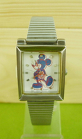 【震撼精品百貨】米奇/米妮 Micky Mouse 方形手錶-.藍米奇(白) 震撼日式精品百貨