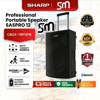 Speaker Portable Sharp CBOX-TRP12PB 12 inch Active Speaker SASPRO 12