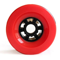 1 PCS Electric Skateboard Wheel Red 90Mm Shock-Absorbing Skateboard Wheel For SHR78A PU Wheel