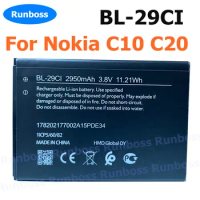 Original BL-29CI BL 29CI BL29CI 2950mAh New Battery For Nokia C10 C20 BL-29CI High Quality Batteries