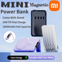 Xiaomi 10000mAh Magnetic Power Bank Compact Stand Wireless Charger 20W Fast Charging Power Bank For iPhone Xiaomi Huawei Samsung