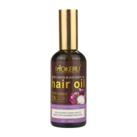 Mokeru Red onion Hair oil household Daily care hair products Nourishes the ends and prevents dryness for Women 100ml