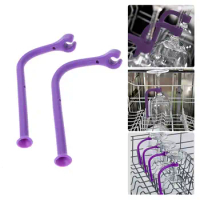 4pcs/set Flexible Silicone Stemware Saver Wine Fixed Rack Dishwasher Holder Rack Wine Glass Holder Bar Kitchen Tools