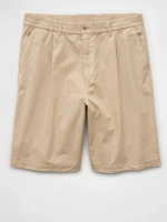 กางเกงขาสั้นผู้ชาย 7950 LOOSE PLEATED SHORT (BULK) สี กากี