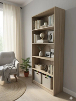 LeQu 5 Tier Cabinet/5 Tier Bookshelf/Utility shelf/Rak Buku 5 Tingkat/Home Furniture (BK03)
