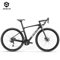 SAVA Carbon Fiber Gravel Road Bike GRX 400 20-Speed Men's Adult Road Bike Race Bike 700C with CE+UCI Approval