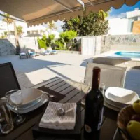 住宿 Villa Jandia Modern new apartment Morro Jable Private heated pool big terrace and parking 莫羅哈夫萊