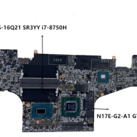 VER 1.1 MS-16Q21 Mainboard For MSI GS65 GS65VR MS-16Q2 Laptop Motherboard W/ SR3YY CPU i7 8750H GPU GTX1070