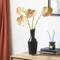 Home Restaurant Bridal Real Touch Elegant Silk Plants Fake Flowers Artificial Calla Lilies Anthurium