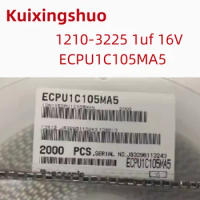 10PCS ECPU1C105MA5 SMD polyester capacitor 1210 1UF 16V 105M Panasonic film capacitor metallized film capacitor low ESR