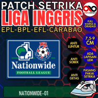 Patch LIGA INGGRIS BPL EPL EFL Pemier Premiere League Badge Emblem Flock Semi Woven Setrika iron-on 