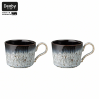 【DENBY】光環系列2入茶杯/咖啡杯組禮盒-260ml