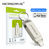 USB 3.0 Flash Drive OTG Pen Drive 128GB 64GB Micro USB Stick 3.0 for iPhone 12 Pro/iOS/Android Pendrive