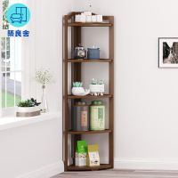 轉角櫃 收納櫃 書架 書櫃 角櫃 三角架 落地轉角書架 浴室縫隙直角柜 實木楠竹客廳墻角 落邊置物架子特惠/全館八折 特價出z215